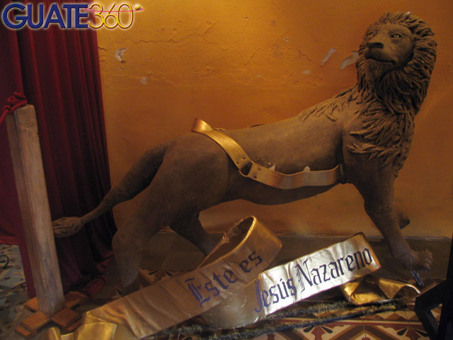 Detalle del adorno procesional