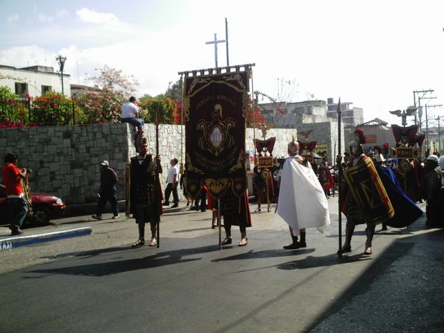 Centuria romana en la procesión de Jesús de la Justicia