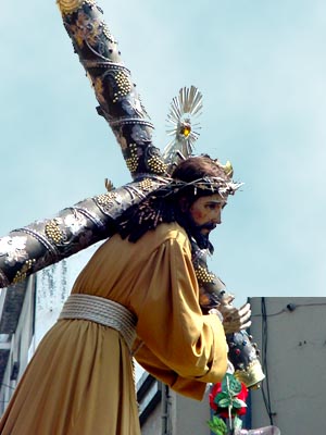 Procesión de La Reseña en Ciudad de Guatemala