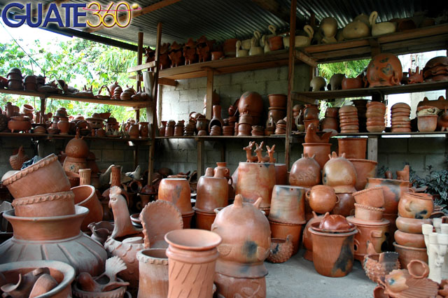 Artesanías de barro de Chinautla