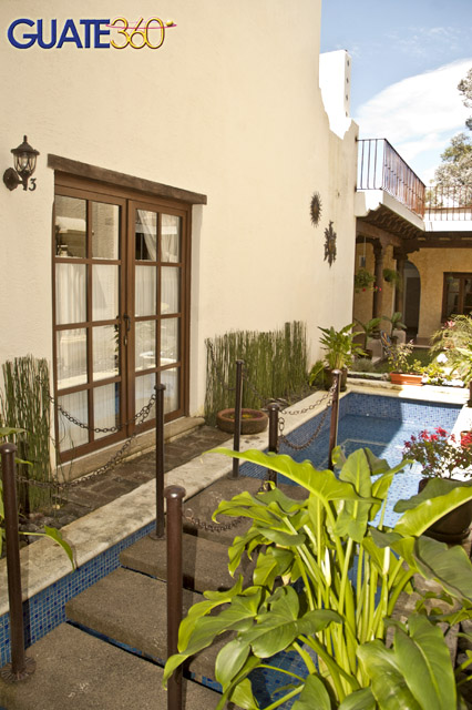 Ingreso a suite de Antigua Guatemala Hotel