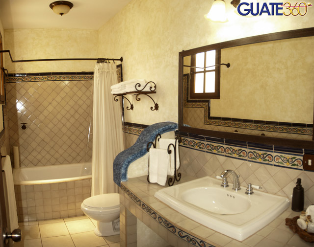 Baño en Hotel de Antigua Guatemala