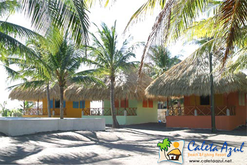 Bungalows del Hotel Caleta Azul