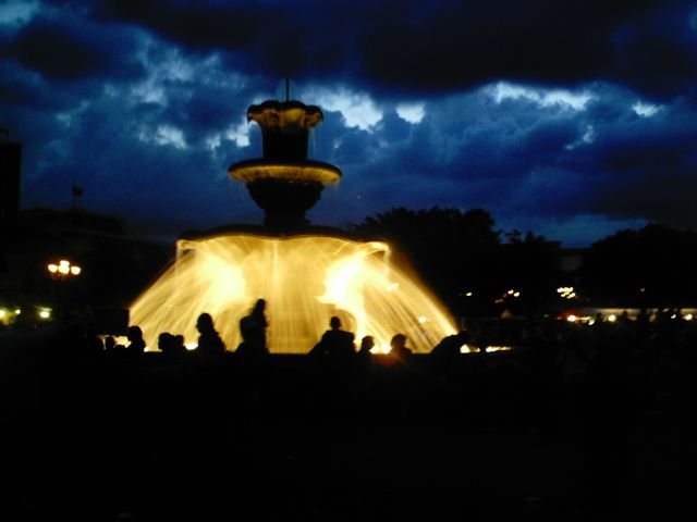Ciudad de Guatemala: Fuente en el Parque Central