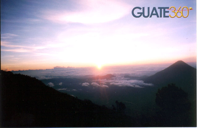 Atardecer desde el Volcán Acatenango