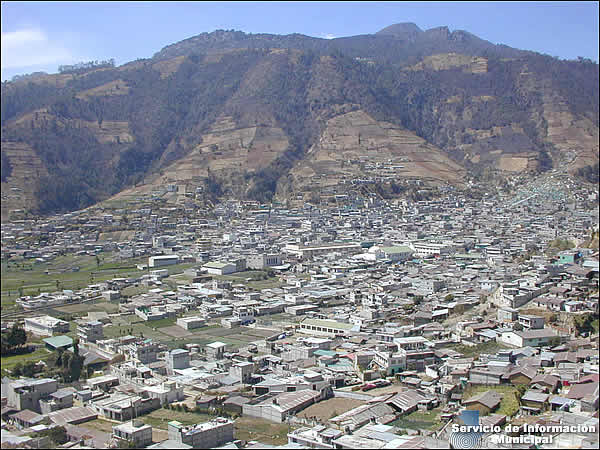 Vista del municipio de Almolonga