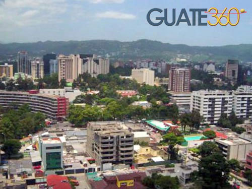 Vista aérea de la zona viva y zona 9