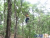 Volando en los columpios