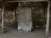 Monolito con inscripciones Mayas en Yaxhá, Petén