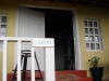 Entrada a la casa patronal
