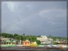 Arco Iris formado en Playa Grande