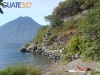 Playa junto al lago